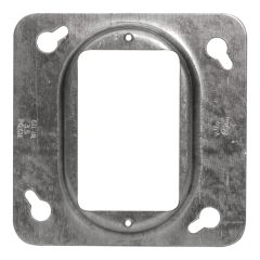 Plaque carrée et surélevée