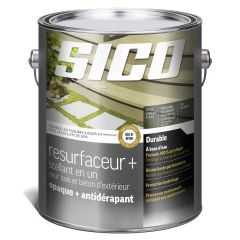 Resurfaceur et scellant pour bois et béton d'extérieur, opaque et antidérapant, 3,78 l