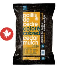 Paillis de cèdre, 56 l, 2 pi², noir