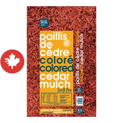 Paillis de cèdre, 56 l, 2 pi², rouge