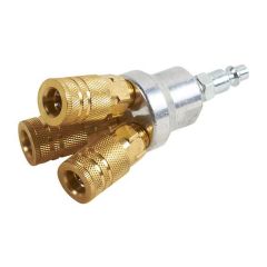 Distributeur triple pour boyau à air