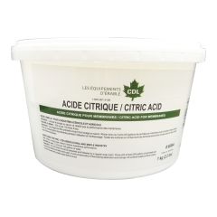 Acide citrique en poudre pour membranes