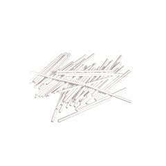 50 Bâtons à suçons en papier 4,5 po