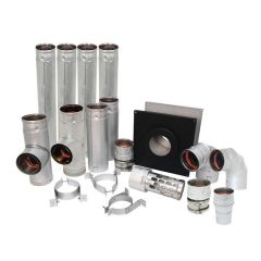 Basement Vent Installation Kit for Pellet Stove - 4″