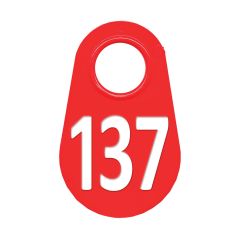 Étiquette d'identification pour le cou #137