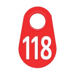 Étiquette d'identification pour le cou #118