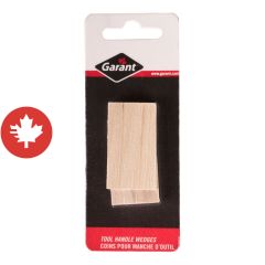 Coin en bois pour marteau, pack de 2