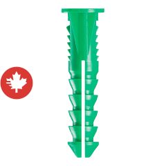 Chevilles en plastique, 436 lb, 35/pqt, #12-14 x 1 1/2"