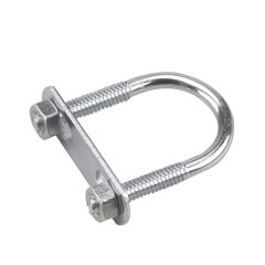 Boulon en "U" avec plaque et écrou