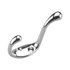Heavy Duty Coat Hook - Chrome - 3 1/2"