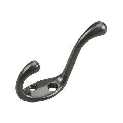 Heavy Duty Coat Hook - Antique nickel - 3 1/2"
