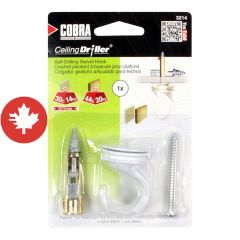 Crochet pivotant à plantes CeilingDriller Blanc (1)