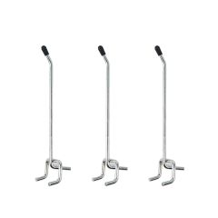 Straight Hook 2 Prong - 4"