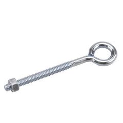 Eye Bolt with Nut - Zinc - 1/4" x 4"