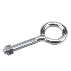 Eye Bolt with Nut - Zinc - 3/8" x 4"