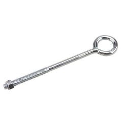 Eye Bolt with Nut - Zinc - 3/8" x 8"