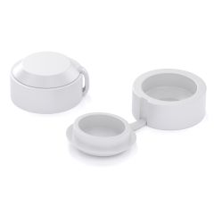 Cache-vis refermable en plastique