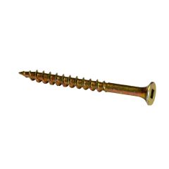 Yellow Zinc All-Purpose Screws - Bugle Head Type - 3" - 300/Pkg