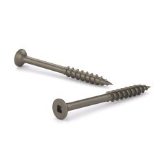 Plain Floor Screws - Bugle Head - Natural - #8 x 2 1/2" - 100/Pkg