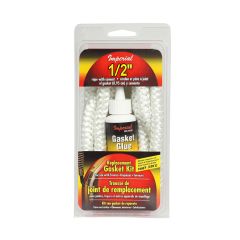 Trousse de joint de remplacement en fibre de verre,  Blanc, 1/2" x 6'