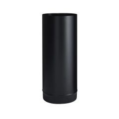 Black Matt Stove Pipe - 24 Ga - 7" x 18"