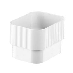 Joint de descente de gouttière, style traditionnel, blanc