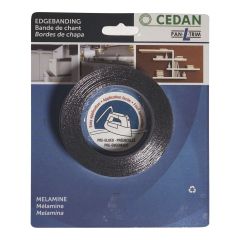 Melamine Edge Banding - 13/16" x 25' - Black