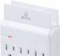 Wall Multi Power Outlet with 2 USB Ports + Phone Holder