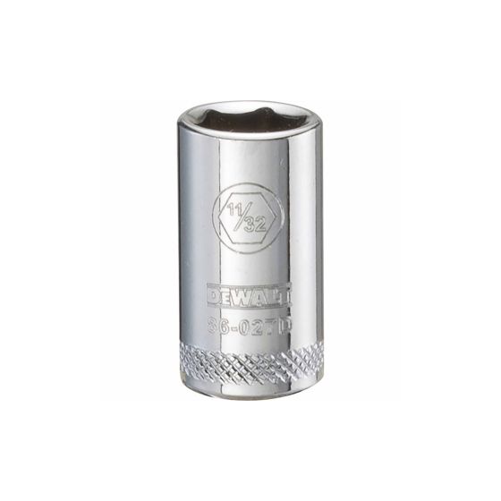 Douille 11/32", 6 pans, à prise 1/4"