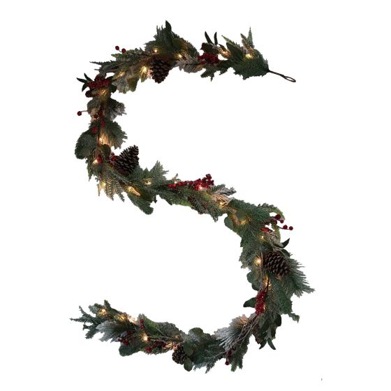 Prelit Christmas Garland - 9'