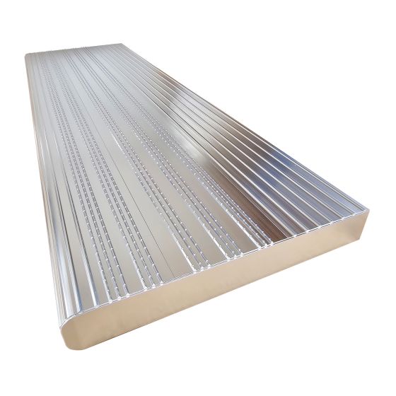 Marche en aluminium, anodisé, 11" x 42"