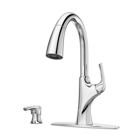Robinet de cuisine, Rancho, chrome