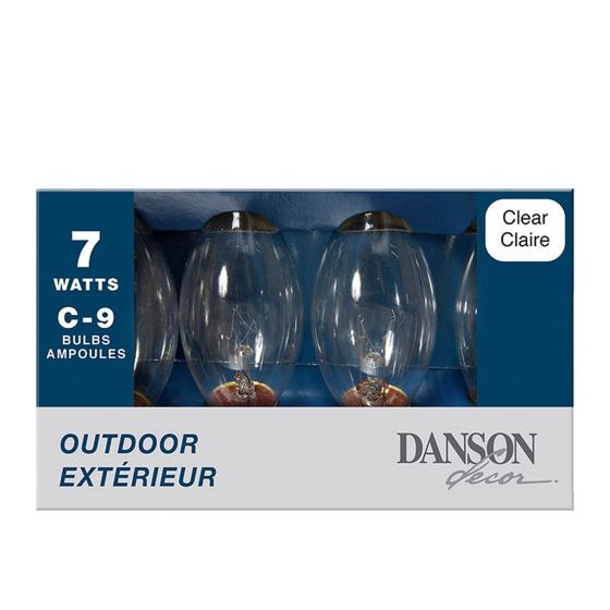 C9 Sparkle Bulbs - 4/Pkg