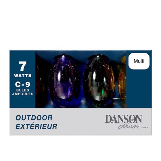 C9 Sparkle Bulbs - 4/Pkg