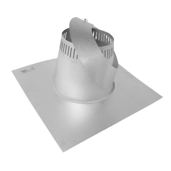 Flat flashing with collar 2100