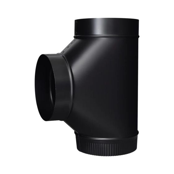 Black Matt Assembled Tee - 24 Ga - 7"