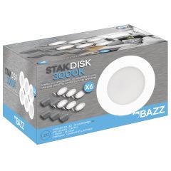 Luminaires encastrés DEL, 4", blanc doux, 8 W, 6/pqt