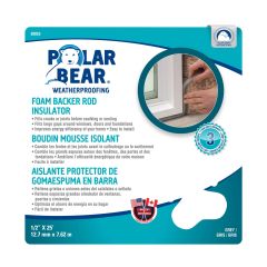 Grey Foam Backer Rod - 1/2" x 25'