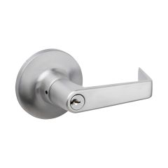 Tell Satin Chrome Commercial Storeroom Lever Handles