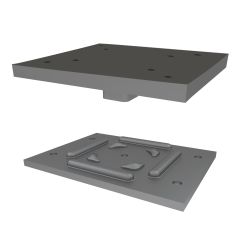 Structural Column Plate Kit - 7″ x 7″ x 1/2″