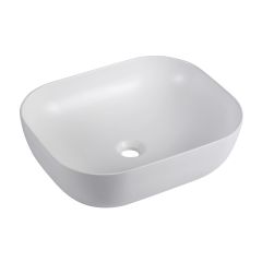 Vessel Sink - 18 1/2" × 14 1/2" × 5 1/2" - Matte White
