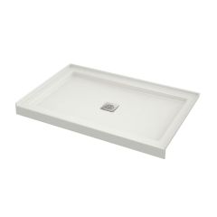 Shower Base - B3Square - 47 7/8" x 35 7/8" -  Center Drain - White