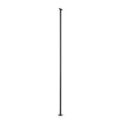 Stair Baluster Set - Wrought Iron - Square - 3/8" x 35 7/8" and 39 5/8" - Matte Black - 2/Pkg