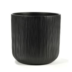Cache-pot, noir, 19 cm