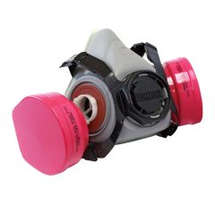 Respirator with P100 lead