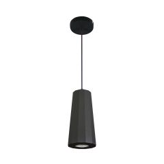Beverly 1 Pendant Light - Black - 4.4"