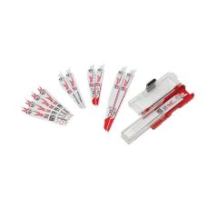 Demolition Wood and Metal Cutting Bi-Metal Reciprocating Blade Set - SAWZALL - 12 Pieces