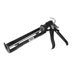 Pistolet à calfeutrer robuste, fer, noir, 9"