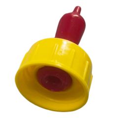 Screw-On Lamb-Feeding Teat, Red