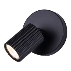 Plafonnier, 1 lumière, Bastellica, noir, 5"